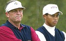 Mark Calcavecchia e Tiger Woods